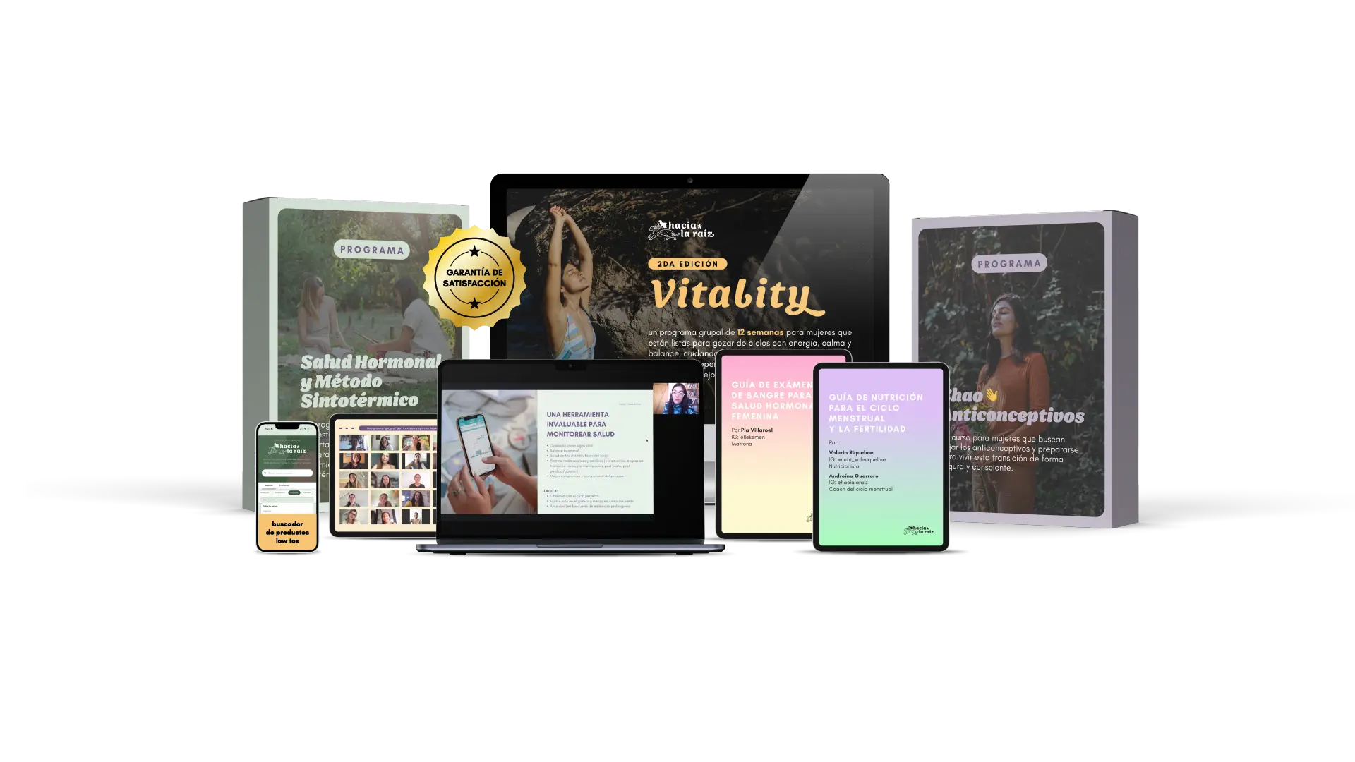 Todo lo que incluye Vitality — programa, guías y bonos